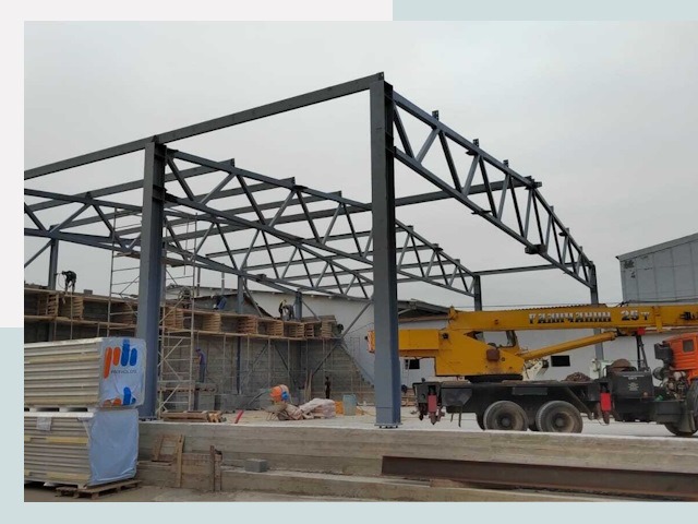 Строительство цехов в Владивостоке