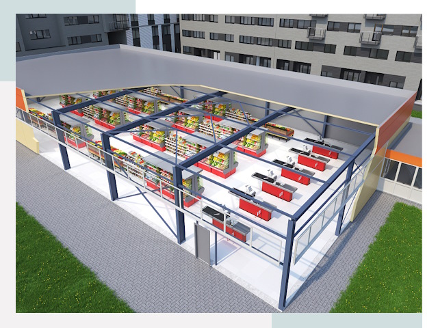 Строительство магазинов в Владивосток от 610 руб. за м²