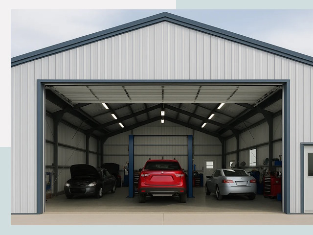 Ангары из сэндвич панелей от 610 руб. в Владивосток