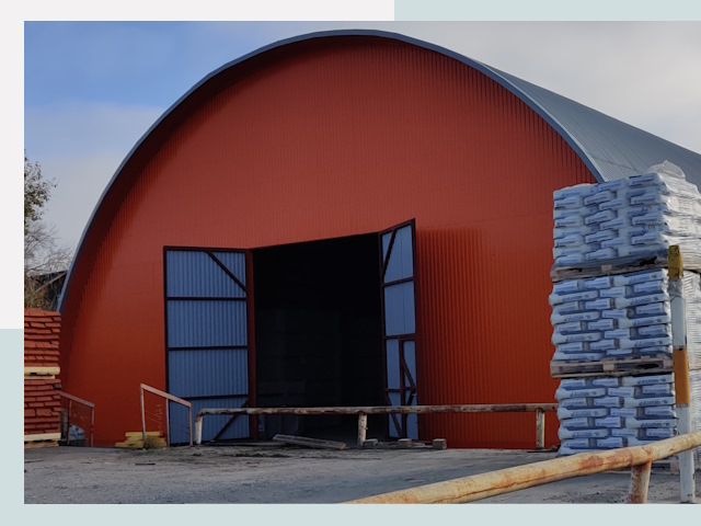 Полукруглые ангары по цене от 610 руб. в Владивосток