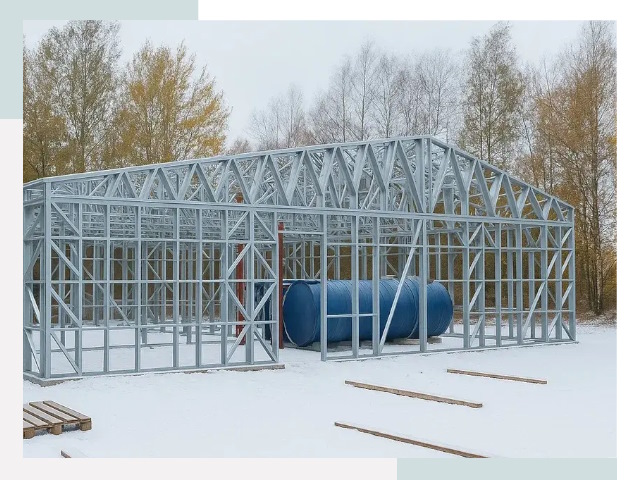 Металлические ангары в Владивостоке