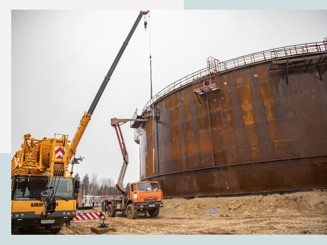 Монтаж резервуаров в Владивостоке от 610 руб. за м³