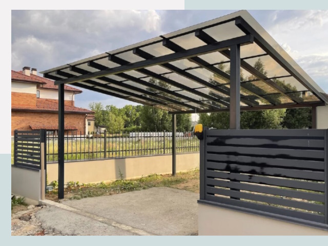 Металлические навесы в Владивосток от 610 руб. за м²