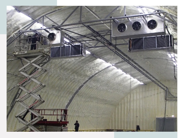 Оснащение ангаров в Владивостоке