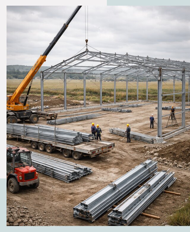 Строительство ангаров для сельхозтехники в Владивостоке под ключ