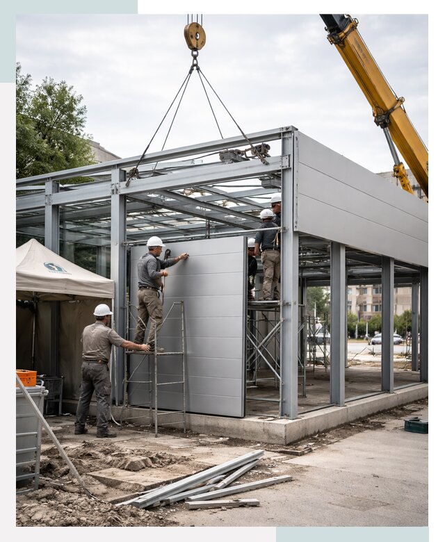 СтальСтрой-Влд: торговый павильон под ключ в Владивостоке от 35581 р.