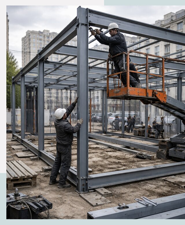 Строительство и монтаж торговых павильонов под ключ в Владивостоке