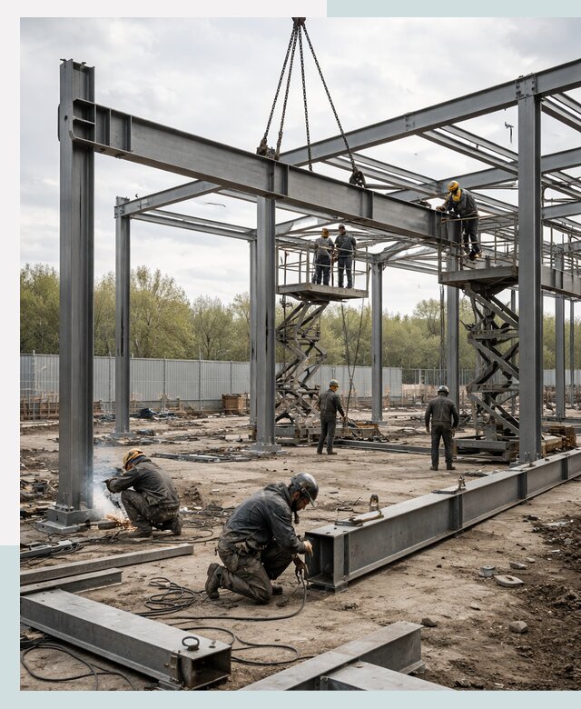 Строительство выставочных павильонов из металлоконструкций в Владивостоке